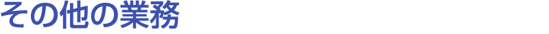 その他の業務